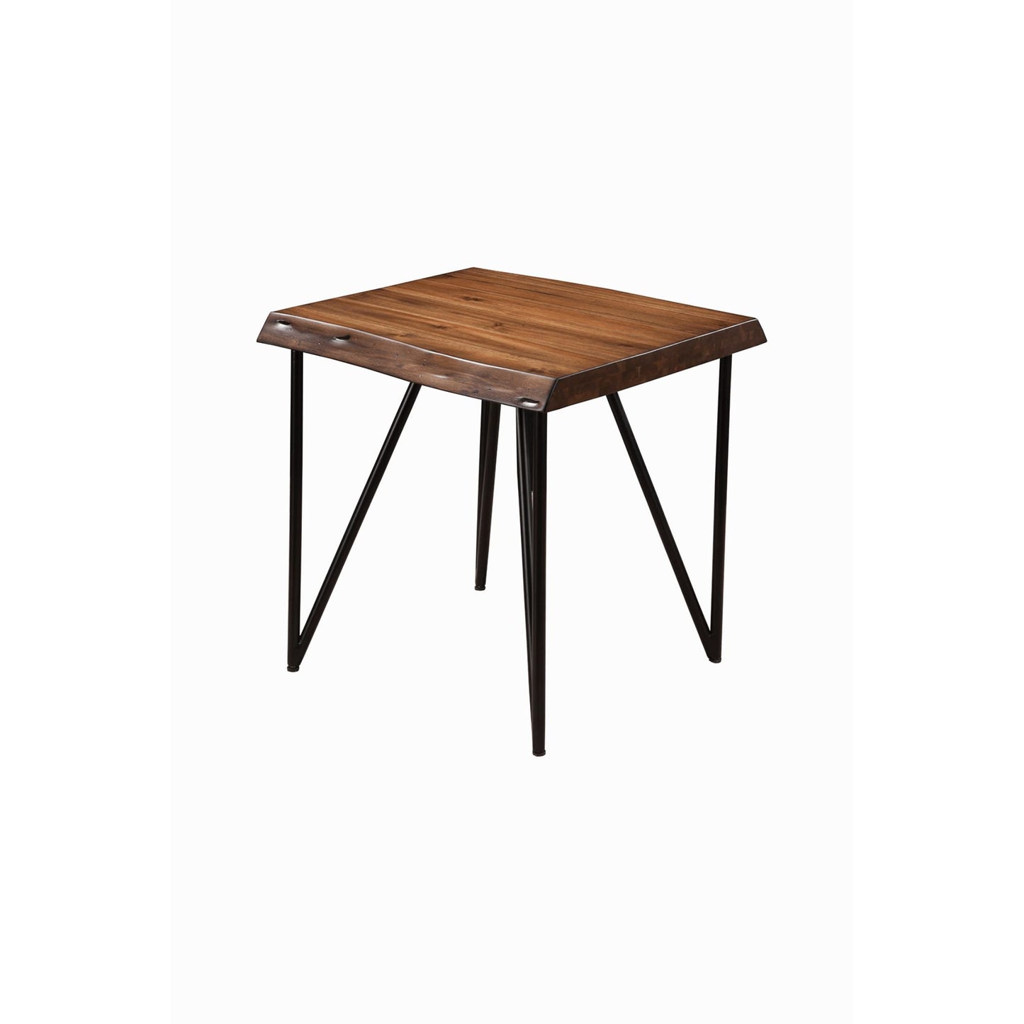 Alpine Live Edge End/Lamp Table, Light Walnut - 1968-62