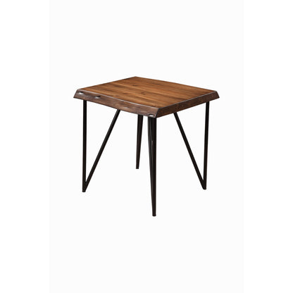 Alpine Live Edge End/Lamp Table, Light Walnut - 1968-62