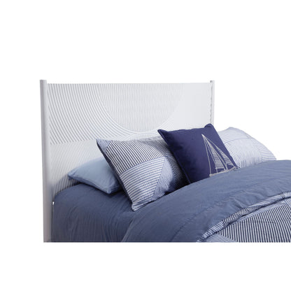 Alpine Tranquility Full Panel Bed, White - 1867-08F