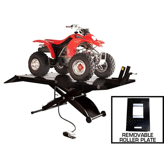 Atlas 1,000 lb. Air-Operated Motorcycle & ATV Lift - ATEHT-ACL-XLT-FPD
