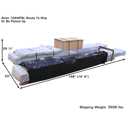Atlas 12AWFSL Alignment Scissor Lift and RJ-6 Rolling Jack Combo - ATEATTD-12AWFSL-COMBO-FPD