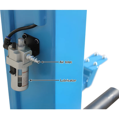 Atlas 180 LB. Capacity Offset Pneumatic Portable Wheel Lift - ATEATTC-AEZWL-2-FPD