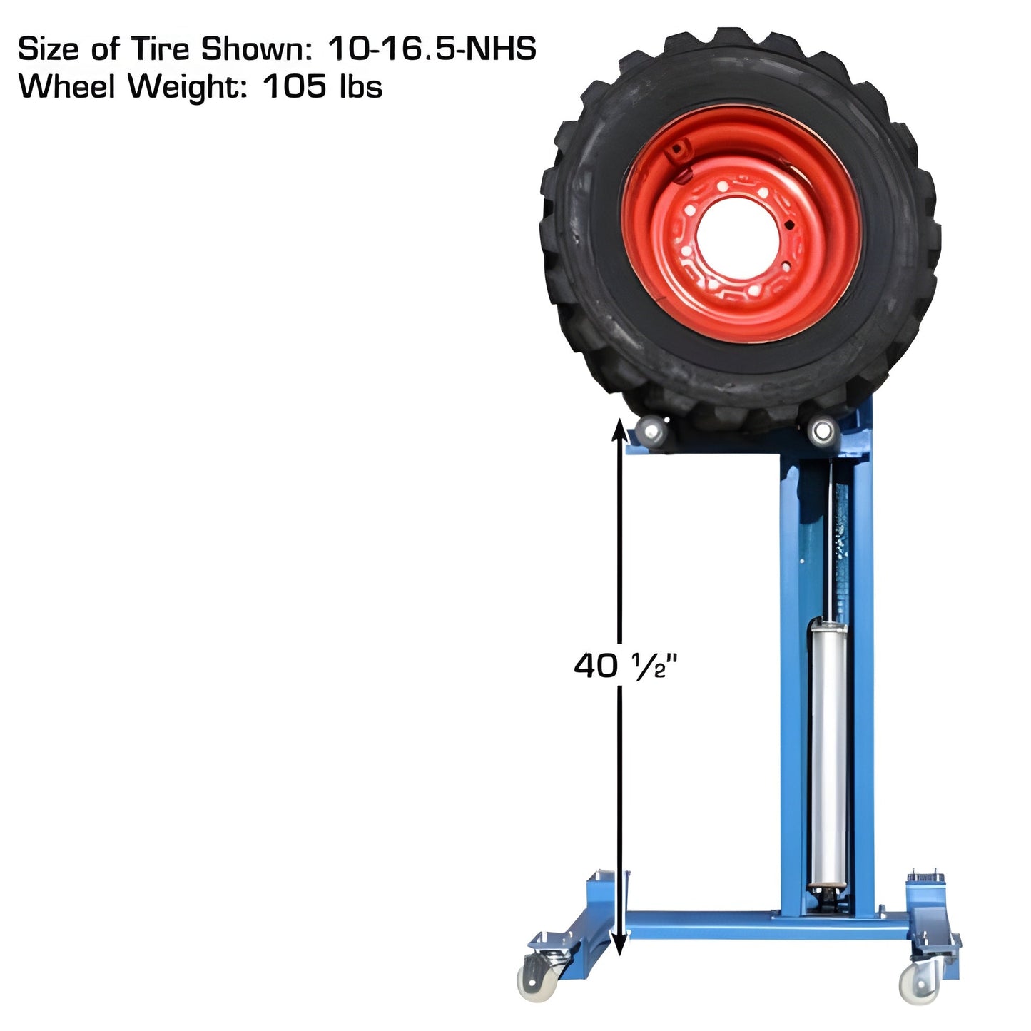 Atlas 180 LB. Capacity Offset Pneumatic Portable Wheel Lift - ATEATTC-AEZWL-2-FPD