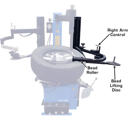Atlas 200 Series Right-Hand Assist Arm - ATEATTC-RHA-SA-FPD