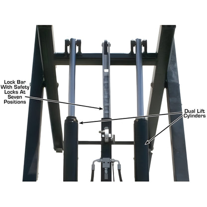 Atlas 6MR 6,000 lb Portable Mid-Rise Lift - ATEATTD-6MR-FPD