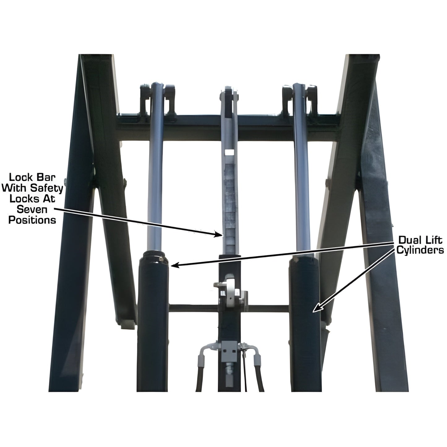 Atlas 6MR 6,000 lb Portable Mid-Rise Lift - ATEATTD-6MR-FPD