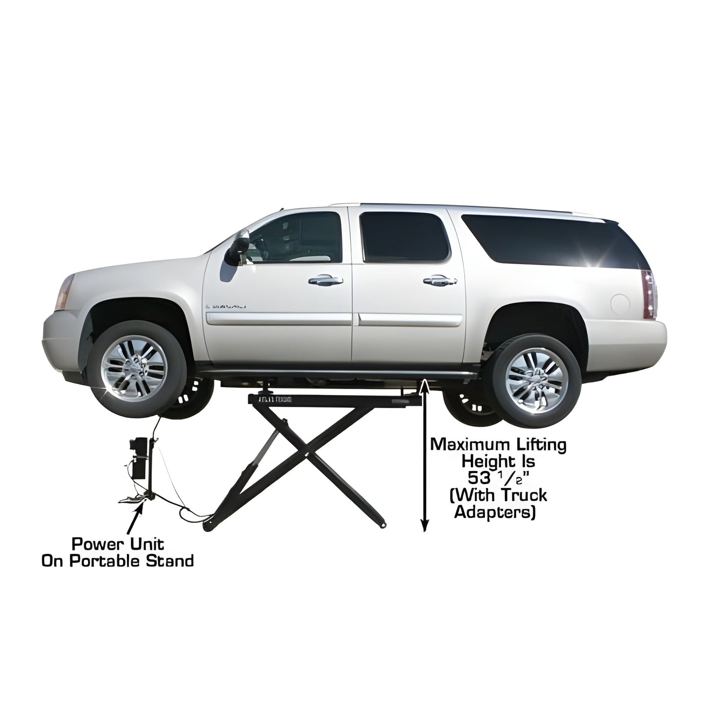 Atlas 6MR 6,000 lb Portable Mid-Rise Lift - ATEATTD-6MR-FPD