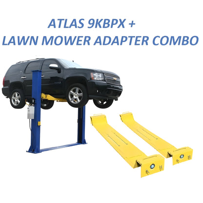 Atlas 9KBPX 9,000 lb Baseplate 2 Post Lift w/ LMA Combo - ATEXH-9KBPX-COMBO-FPD