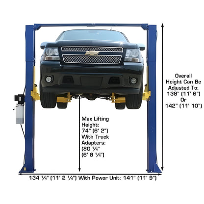 Atlas 9KOHX 9,000 lb Overhead 2-Post Lift - ATEXH-9KOHX-FPD
