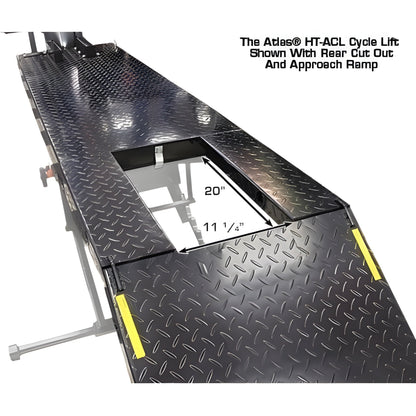 Atlas ACL Motorcycle Lift w/ Roller Plate - ATEHT-ACL-FPD