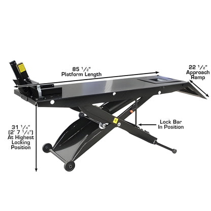 Atlas ACL Motorcycle Lift w/ Roller Plate - ATEHT-ACL-FPD