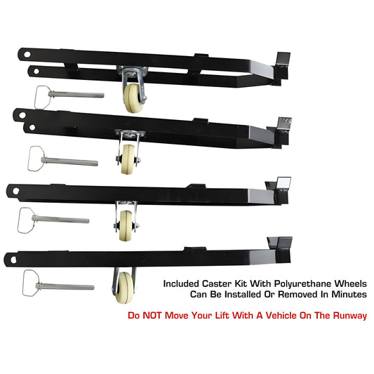 Atlas ALI APEX 8 4 Post Lift + RJ35 Sliding Jacks Combo - ATEATTD-APEX8-COMBO-FPD