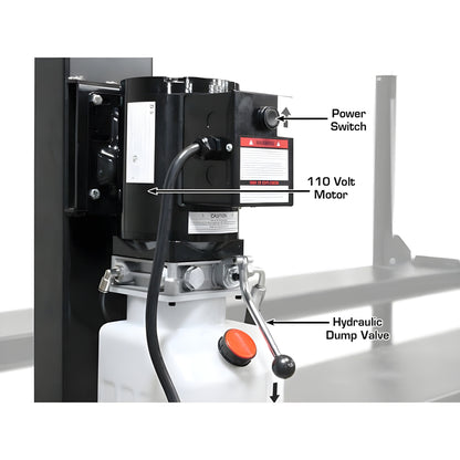 Atlas ALI APEX 8 4 Post Lift + RJ35 Sliding Jacks Combo - ATEATTD-APEX8-COMBO-FPD