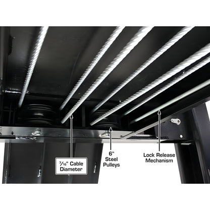 Atlas ALI  APEX9 4 Post Lift + RJ6 Rolling Bridge Jacks Combo - ATEAPEX9-COMBO1-FPD