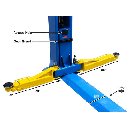 Atlas BP10000X 10,000 lb Baseplate 2 Post Lift - ATEATTD-BP10000X-FPD