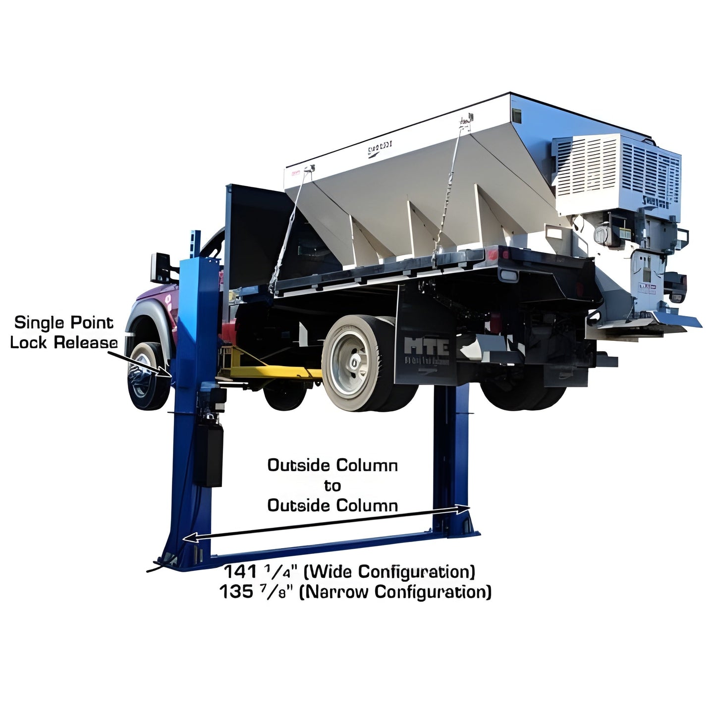 Atlas BP12000X 12,000 lb Baseplate 2 Post Lift - ATEATTD-BP12000X-FPD