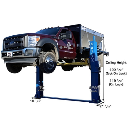 Atlas BP12000X 12,000 lb Baseplate 2 Post Lift - ATEATTD-BP12000X-FPD