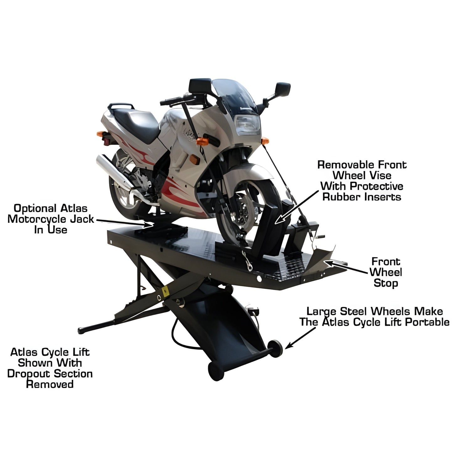 Atlas Cyclelift Motorcycle Lift - ATEHT-CYCLELIFT-FPD