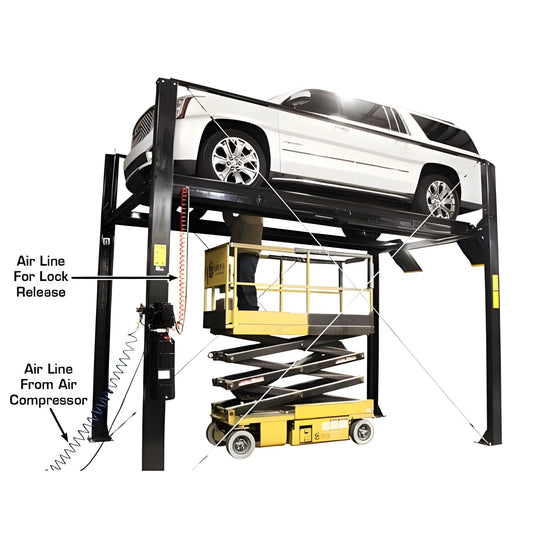 Atlas Garage PRO7000ST 7,000 lb Super Tall 4-Post Lift - ATEXH-PRO7000ST-FPD