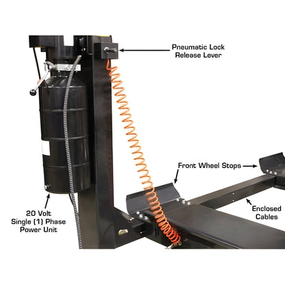 Atlas Garage PRO7000ST 7,000 lb Super Tall 4-Post Lift - ATEXH-PRO7000ST-FPD