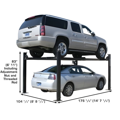 Atlas Garage PRO8000 8,000 lb 4-Post Lift - ATEXH-PRO8000-FPD