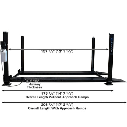 Atlas Garage PRO8000 8,000 lb 4-Post Lift - ATEXH-PRO8000-FPD