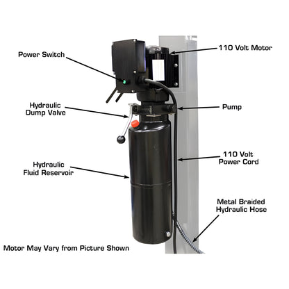 Atlas Garage PRO8000 8,000 lb 4-Post Lift - ATEXH-PRO8000-FPD