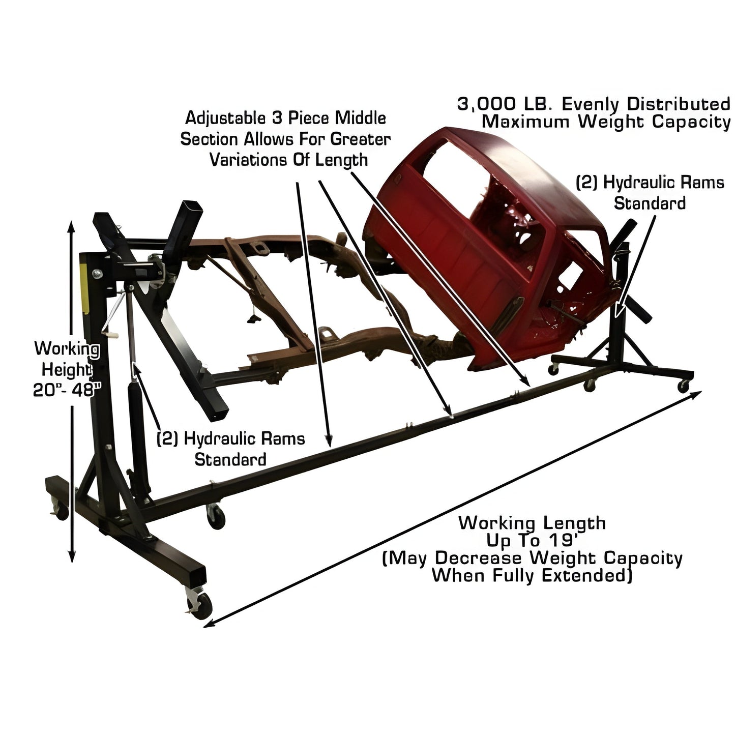 Atlas Auto SPINS (“SIMPLE POSITION IN SECONDS”) Rotisserie W/ Balance Bolt - ATEHT-ROTI-NEW-FPD