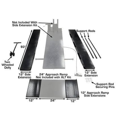 Atlas Cyclelift XLT Side Extension Kit - ATEHT-CYCLFTEXT-FPD