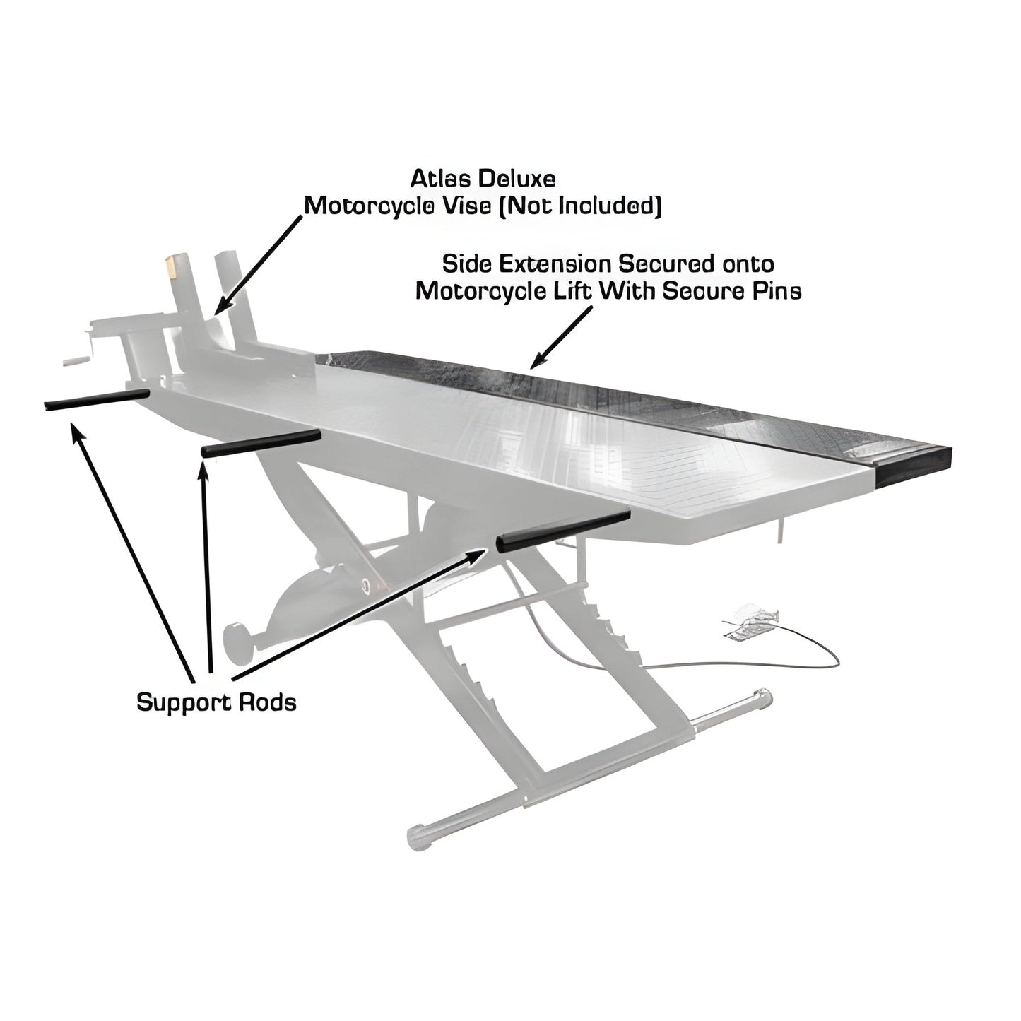 Atlas Cyclelift XLT Side Extension Kit - ATEHT-CYCLFTEXT-FPD