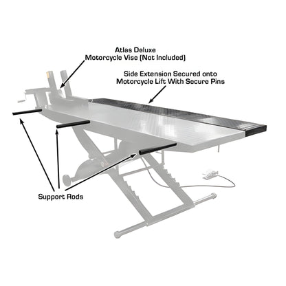 Atlas Cyclelift XLT Side Extension Kit - ATEHT-CYCLFTEXT-FPD