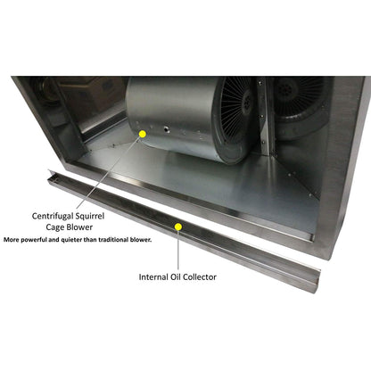 Combo Awoco 36” Freestanding 6 Burners Range with 36'' RH-WT-36 Wall Mount Range Hood - JK36A1-T-NG+RH-WT-36