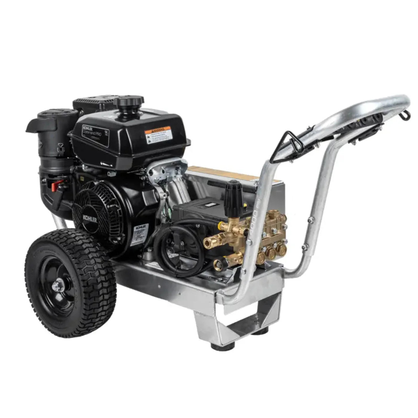 BE Power 4,000 PSI - 4.0 GPM Gas Pressure Washer with Kohler CH440 Engine and AR Triplex Pump - PowerGen USA - B4014KABG
