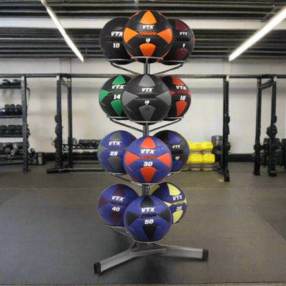 TROY VTX BALLPAC-PWB50 Wall Ball Rack w/ 12 Wall Balls - BALLPAC-PWB50
