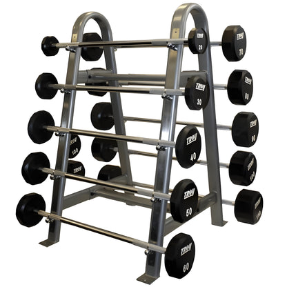 Troy BB-10 Double Sided Horizontal Fixed Barbell Rack - BB-10-MBLK