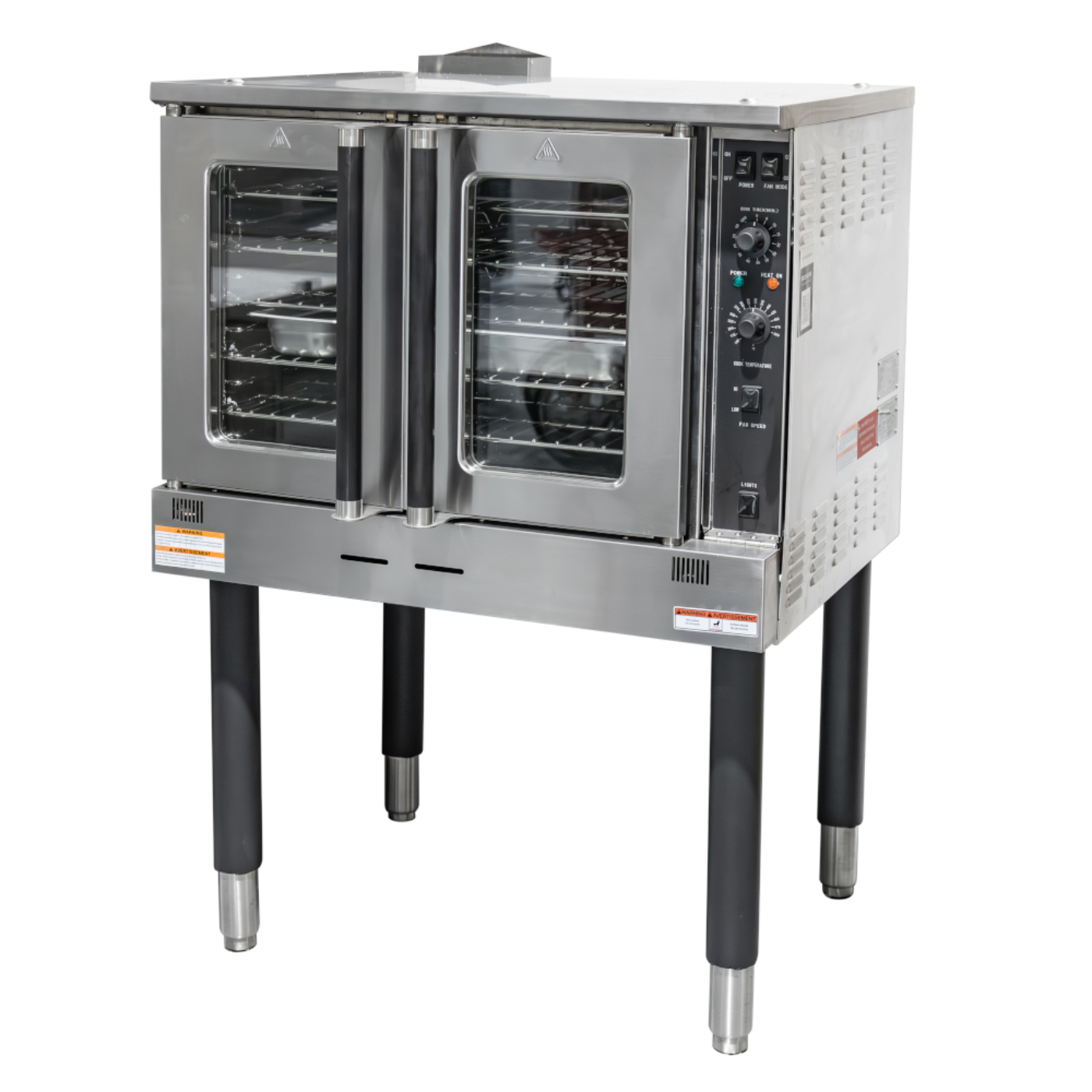 Adcraft BDCOF-60/NG Black Diamond Full Size Gas Convection Oven -  BDCOF-60/NG