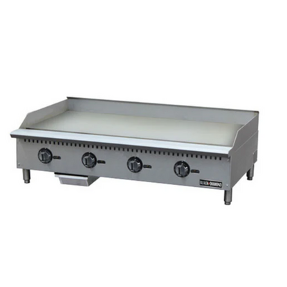 Adcraft BDCTG-48T Black Diamond Thermostatic Gas Griddle 48"W - BDCTG-48T