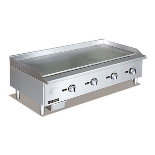 Adcraft BDECTG-48/NG Black Diamond Standard Series Gas Griddle 48"W - BDECTG-48/NG