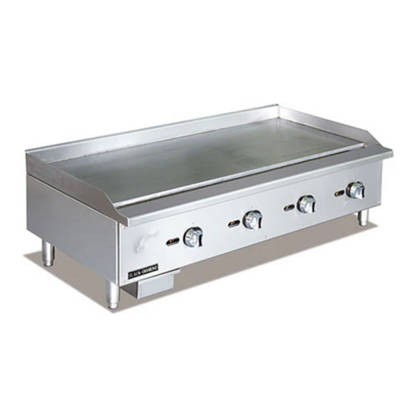 Adcraft BDECTG-48/NG Black Diamond Standard Series Gas Griddle 48"W - BDECTG-48/NG