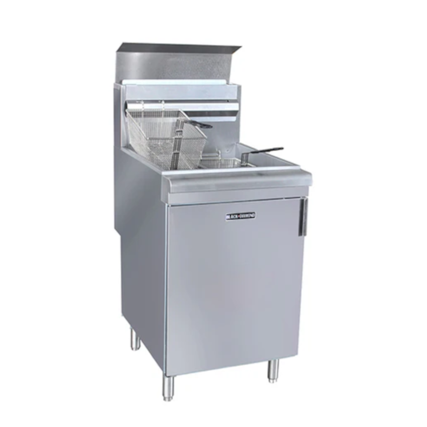 Adcraft BDGF-150/NG Black Diamond 150K Gas Deep Fryer NG -  BDGF-150/NG