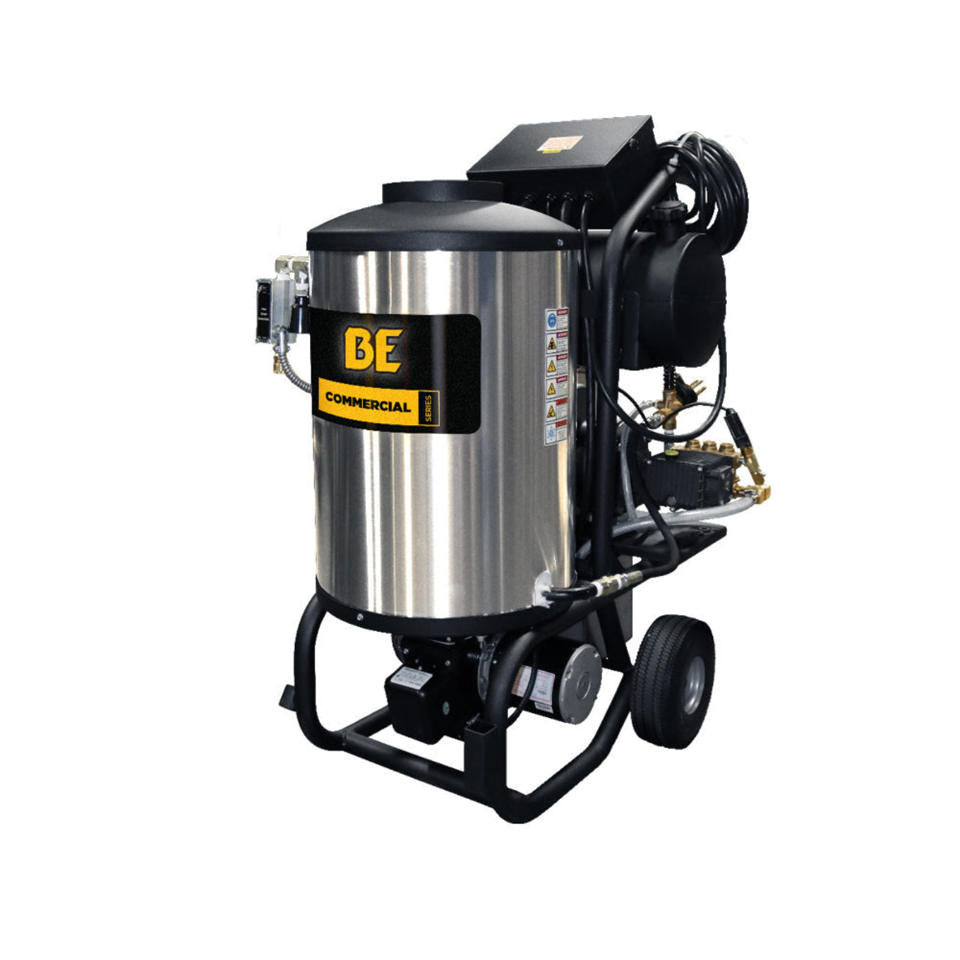 BE Power 1,400 PSI - 2.0 GPM HOT WATER PRESSURE WASHER WITH BALDOR 2 HP MOTOR - PowerGen USA - 1250