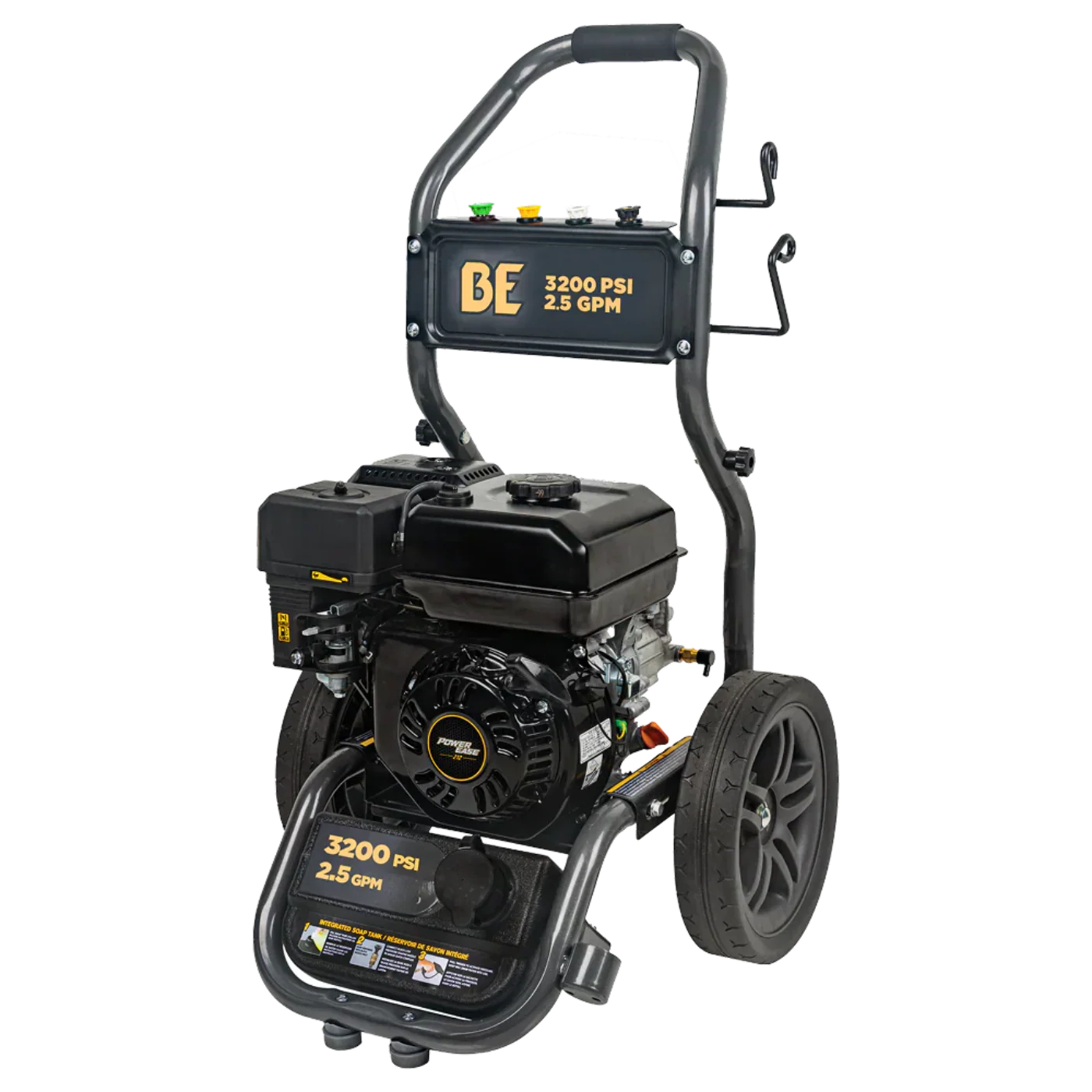 BE Power Equipment 3,200 PSI 2.5 GPM Cold Water Gas Pressure Washer - BE327PX