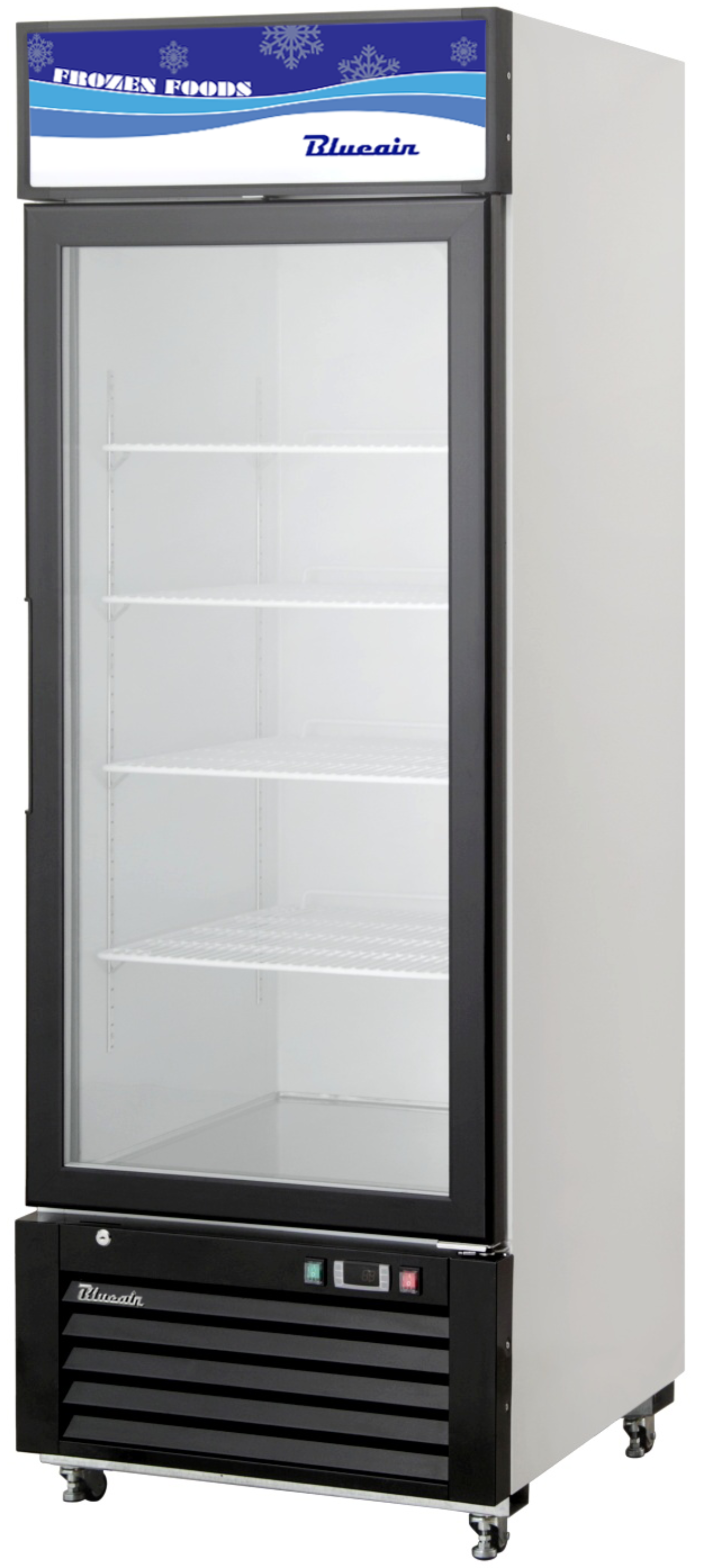 Blue Air BKGF23-HC | 27" Wide 1 Swing Door White Merchandiser Freezer - BKGF23-HC