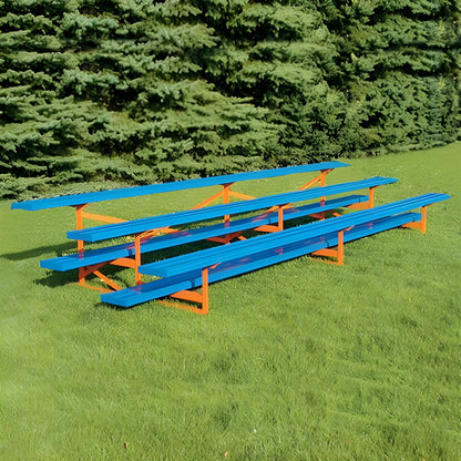 Bleacher 3 Row 27' Outdoor Standard Aluminum Bleacher - BLCH-327
