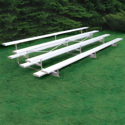 Bleacher 4 Row 27' Outdoor Standard Aluminum Bleacher - BLCH-427