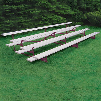 Bleacher 4 Row 27' Outdoor Standard Aluminum Bleacher - BLCH-427