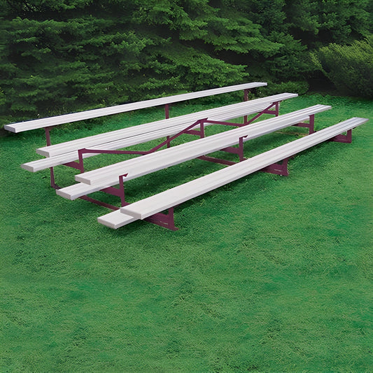 Bleacher 4 Row 27' Outdoor Standard Aluminum Bleacher - BLCH-427