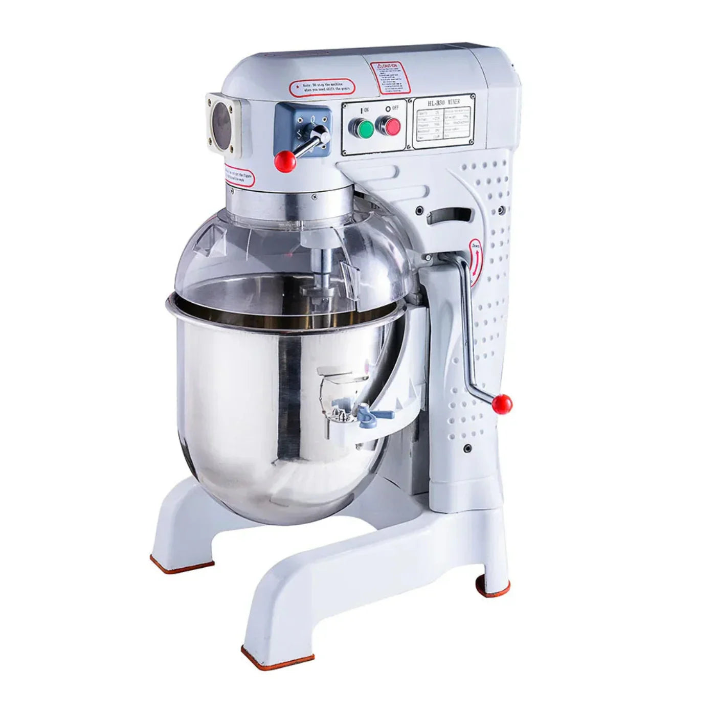 BakeMax 21.7" Countertop Planetary Mixer, 30 Qt - BMPME30