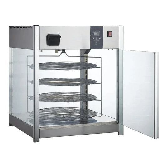 BakeMax 25-1/2" Titan Series Pizza Warmer Display Case, Countertop, 1700 watts - BMPW418