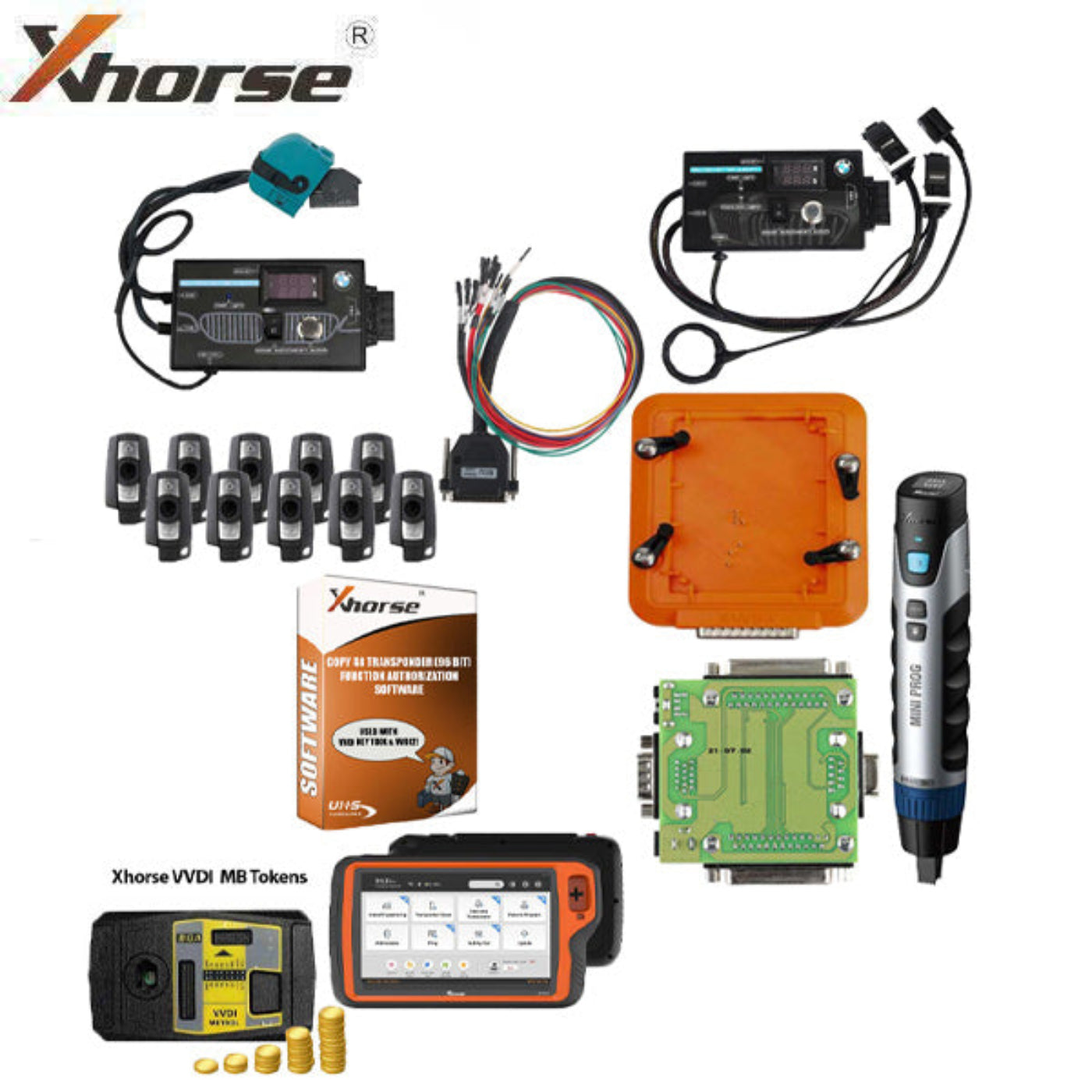 BMW Key Tool Plus Programming - Complete Programming Bundle for EWS, CAS 1-4+ & FEM/BDC - BMWKTRECTRAIN-BUNDLE